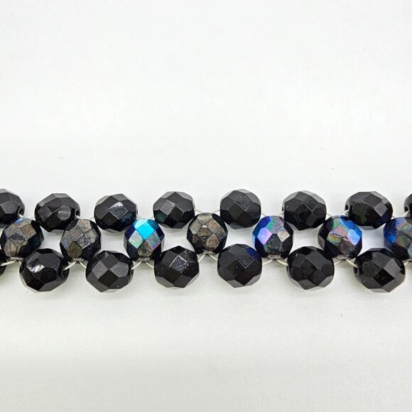 Women's Beaded Bracelet Black, One Size - Picture 7 of 12